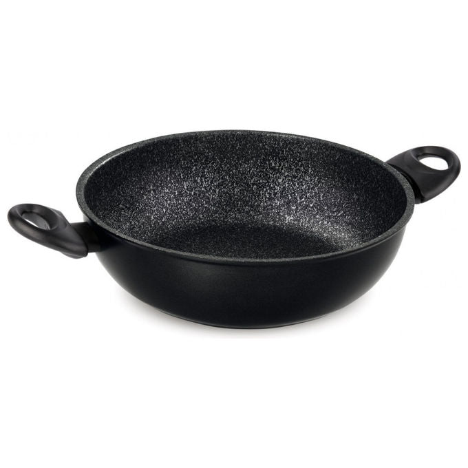 Barazzoni Granitica Extra Induction New, Wok con Maniglie, Ø 32 cm
