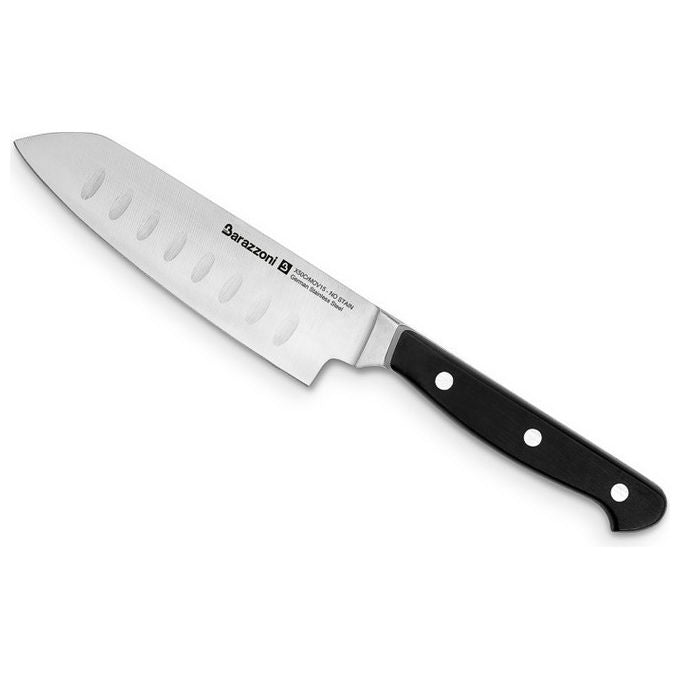 Barazzoni, Coltello Santoku, Lama 13.5 cm, Acciaio Inox