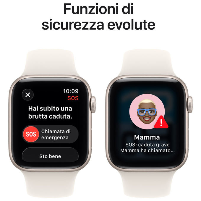 Apple Watch SE 3 GPS 44mm Cassa in Alluminio Galassia Sport Band Galassia