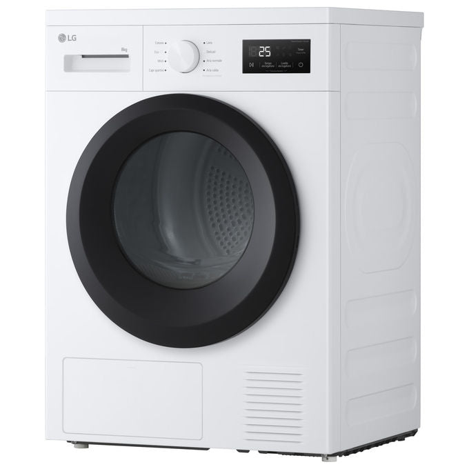 LG RNA1008NWK Asciugatrice Pompa di Calore 8 Kg Classe D 8 Programmi Sensore Asciugatura (85x60x60 cm) colore Bianco