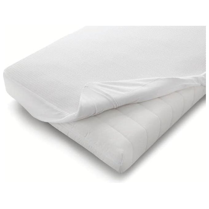 Italbaby AIR.0200 Coprimaterasso con Angoli per Letto Air Tech 3D Traspirante Impermeabile Antibatterico Igienico Lavabile a 30° Dimensioni 62x125 cm colore Bianco