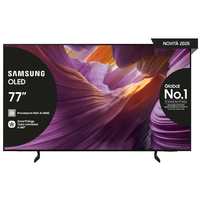 Samsung QE77S85FAEXZT Vision AI Smart TV OLED 77'' 4K Ultra HD NQ4 AI Gen2 120 Hz Dolby Atmos colore Nero Grafite