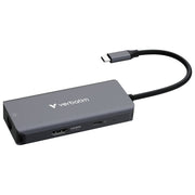 Verbatim, Hub USB-C 3.2 Gen 1, Multiport, Grigio
