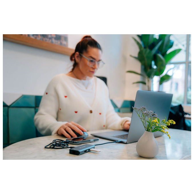 Verbatim, Hub USB-C 3.2 Gen 1, Multiport, Grigio