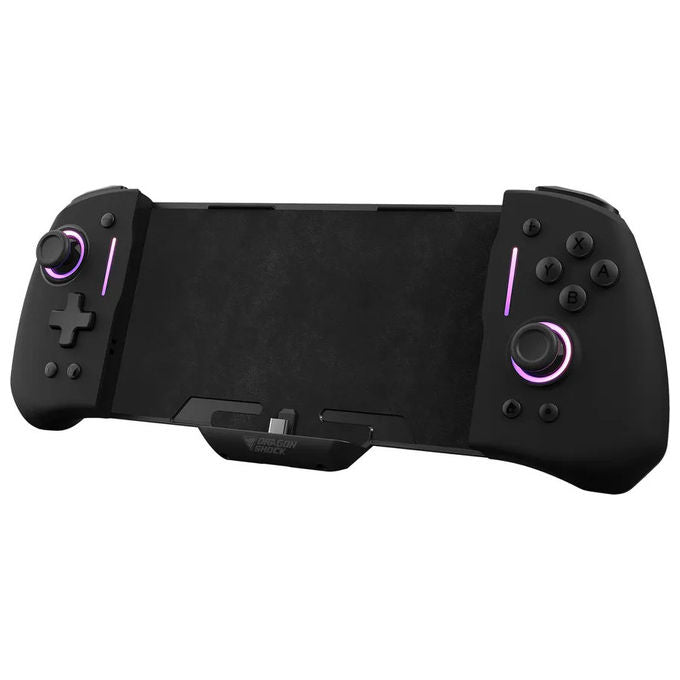 DragonShock Supporto Controller Dock Nintendo Switch e OLED Con Funzione Turbo Nero