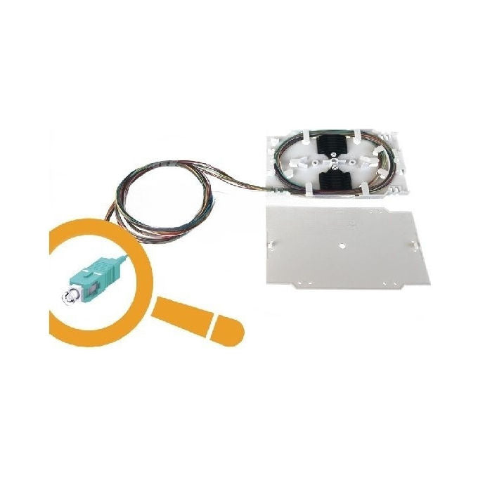 WP, Involucro per Giunti Fibra Ottica, WPC-FST-3129SC-020, OM3 Multimodale, 12 Pigtail Multicolore