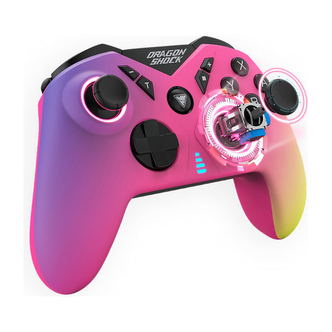 Dragonshock Gamepad Bluetooth Multicolore Nebula Ultimate per Nintendo Switch
