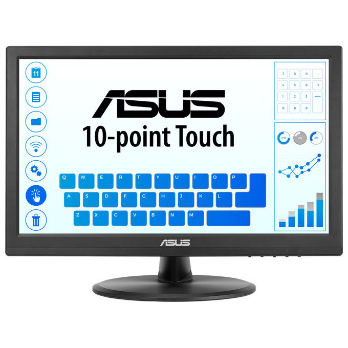 ASUS Touch VT169HE Monitor PC 15.6'' Full HD LED Touchscreen Nero