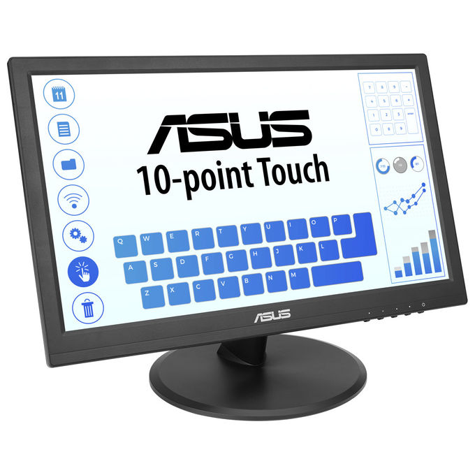 ASUS Touch VT169HE Monitor PC 15.6'' Full HD LED Touchscreen Nero