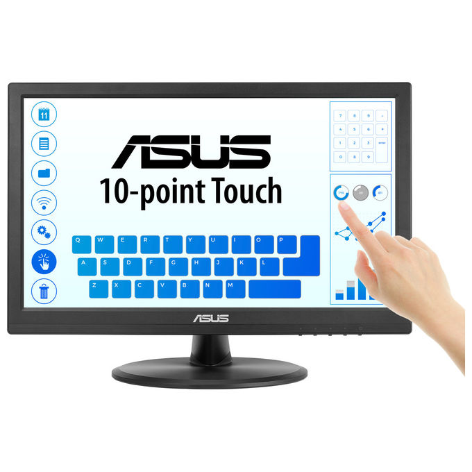 ASUS Touch VT169HE Monitor PC 15.6'' Full HD LED Touchscreen Nero