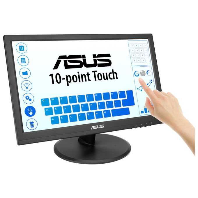 ASUS Touch VT169HE Monitor PC 15.6'' Full HD LED Touchscreen Nero