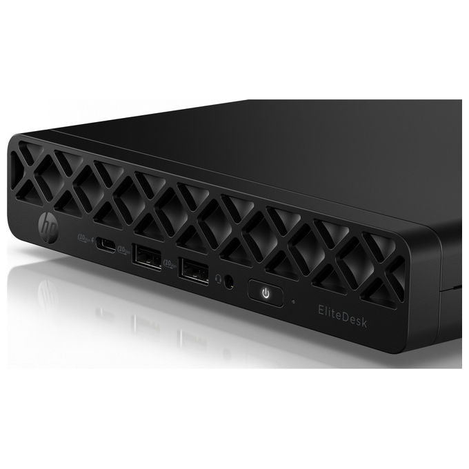 HP EliteDesk 8 Mini G1a, Mini PC, AMD Ryzen 5 PRO 220, 16GB RAM, 512GB SSD, Windows 11 Pro, Nero