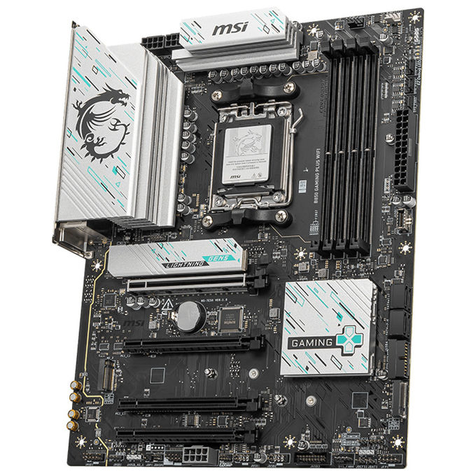 MSI 7E56-001R B850 Gaming Plus WiFi Scheda Madre ATX Socket AM5 DDR5 8200 MT-s PCIe 5.0 x16 M.2 Gen5 Wi-Fi 7 LAN 5G