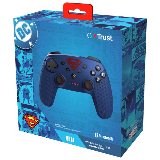 Trust Gamepad Wireless GXT 542SM Muta Bluetooth RF USB Blu