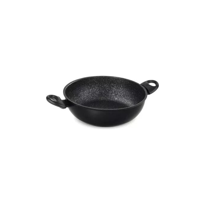 Barazzoni Tegame Granitica Extra Induction con 2 Manici, 28 cm, Alluminio Antiaderente
