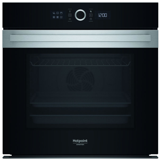 Hotpoint, Forno Elettrico Incasso, 73 L, Nero Acciaio Inox, HAOI5S8HM0XA