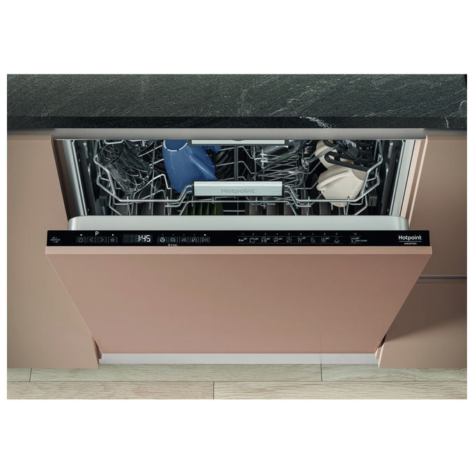 Hotpoint HA7IA15B2M6LS0 Lavastoviglie da Incasso 15 coperti Classe A 42 dB 10 programmi (82x60x55 cm) colore Nero