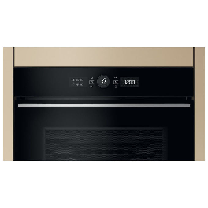 Whirlpool, Microonde Combinato da Incasso, 40 Litri, Nero Acciaio Inox, WMW5WHMX
