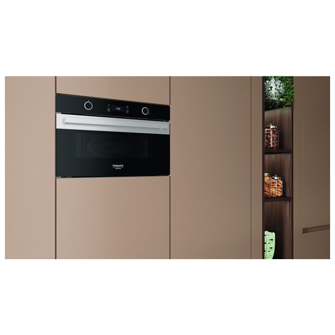 Hotpoint Microonde con Grill 31 L 1000 W Nero Acciaio Inox HAMD74UX