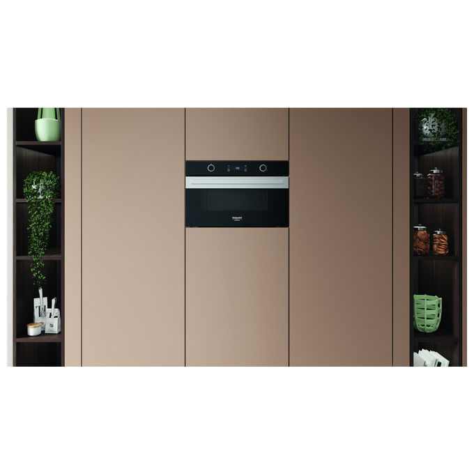 Hotpoint Microonde con Grill 31 L 1000 W Nero Acciaio Inox HAMD74UX