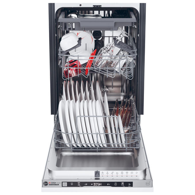 Hoover HI1C5SB1FS H-DISH 500 Lavastoviglie a Scomparsa Totale 11 coperti Classe C 45 dB Wi-Fi (82x45x58 cm)
