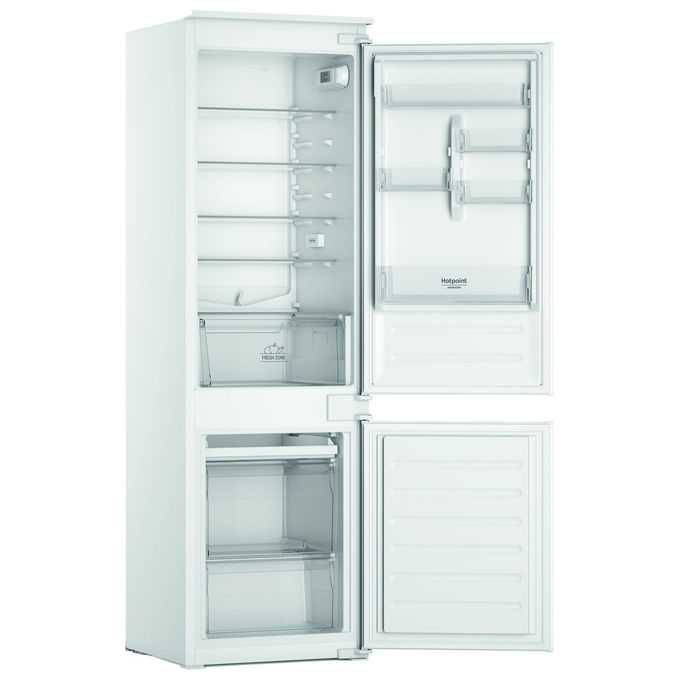 Hotpoint HAC18D041A1 Frigorifero Combinato da Incasso Capacita 273 L Statico Bianco (177x54 cm) colore Bianco