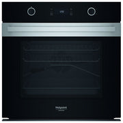 Hotpoint Ariston HAOI78PU0SXA, Forno Elettrico Multifunzione da Incasso, 73 L, Nero Acciaio