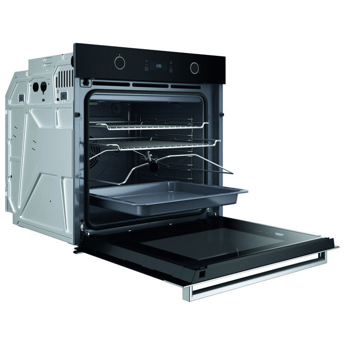 Hotpoint Ariston HAOI78PU0SXA, Forno Elettrico Multifunzione da Incasso, 73 L, Nero Acciaio