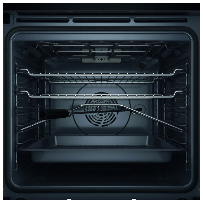 Hotpoint Ariston HAOI78PU0SXA, Forno Elettrico Multifunzione da Incasso, 73 L, Nero Acciaio
