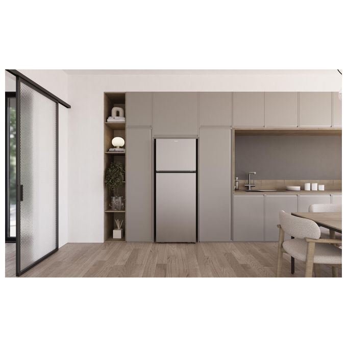 Haier HPR5718DNMX Frigorifero Doppia Porta Capacita' 464L Altezza 185cm Classe D 38dB colore Acciaio inox (70x185x69.5 cm)