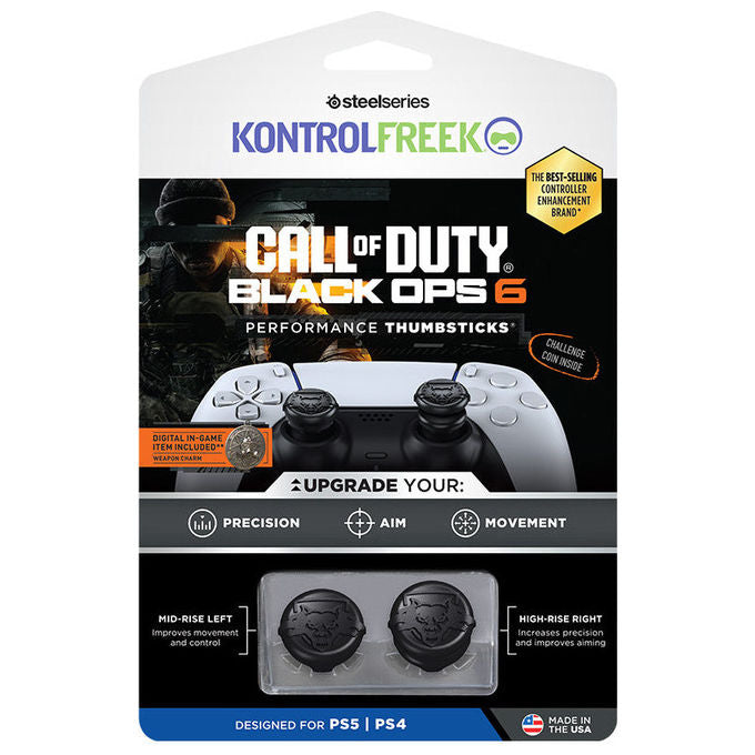 Steelseries 2607-PS5 COD BO6 Cerberus Kit Thumbstick per PS5 DualSense Tecnologia Omni colore Nero