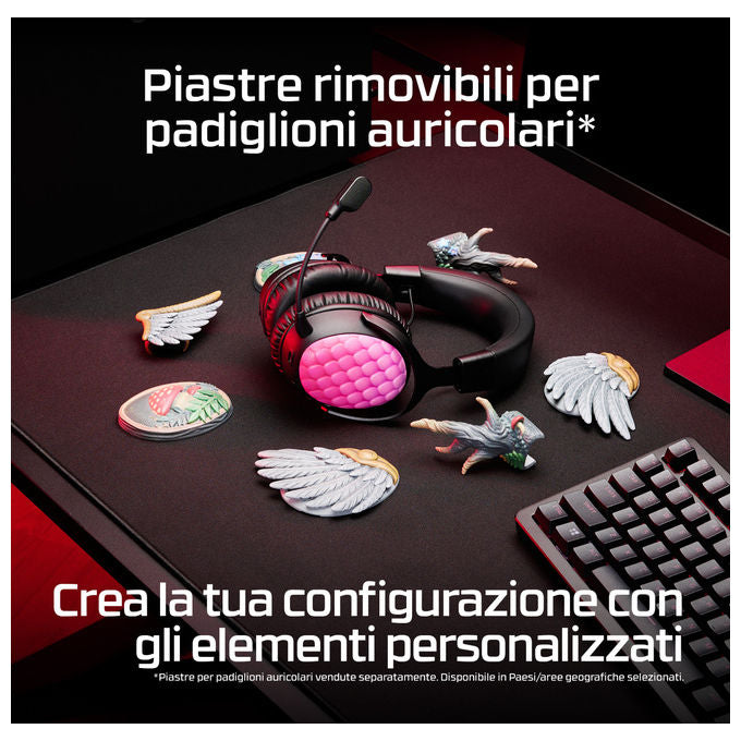 HyperX Cuffie Gaming Wireless Cloud III S Nero Rosso