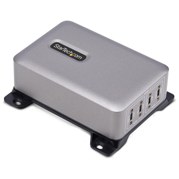 StarTech.com, Caricatore USB-C, 4 Porte, 240W, Porta Singola 140W EPR, PD 3.1, Grigio