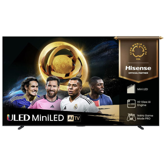 Hisense, TV Smart 4K Ultra HD 85U7Q, Mini LED, Wi-Fi, Nero