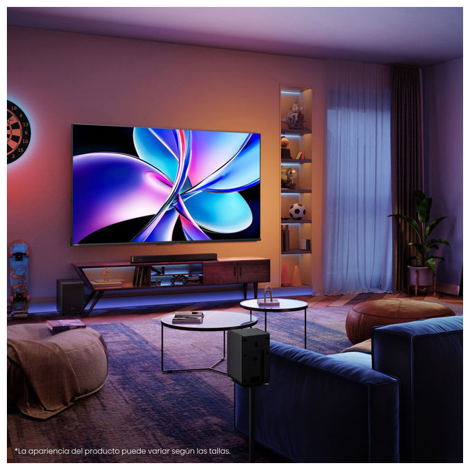 Hisense TV QLED 75E7Q PRO 75 Pollici 4K Ultra HD Smart TV Wi-Fi Nero