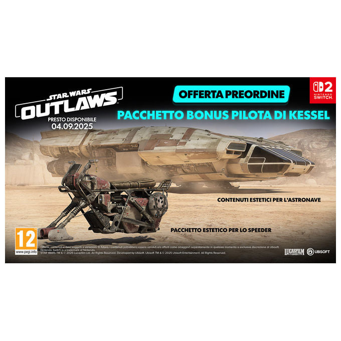 Ubisoft, Star Wars Outlaws Gold Edition, Nintendo Switch 2, Multilingua