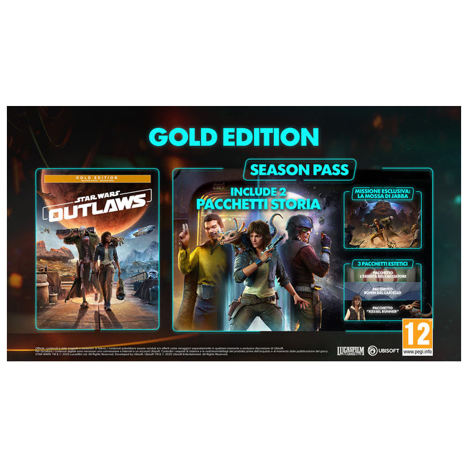 Ubisoft, Star Wars Outlaws Gold Edition, Nintendo Switch 2, Multilingua