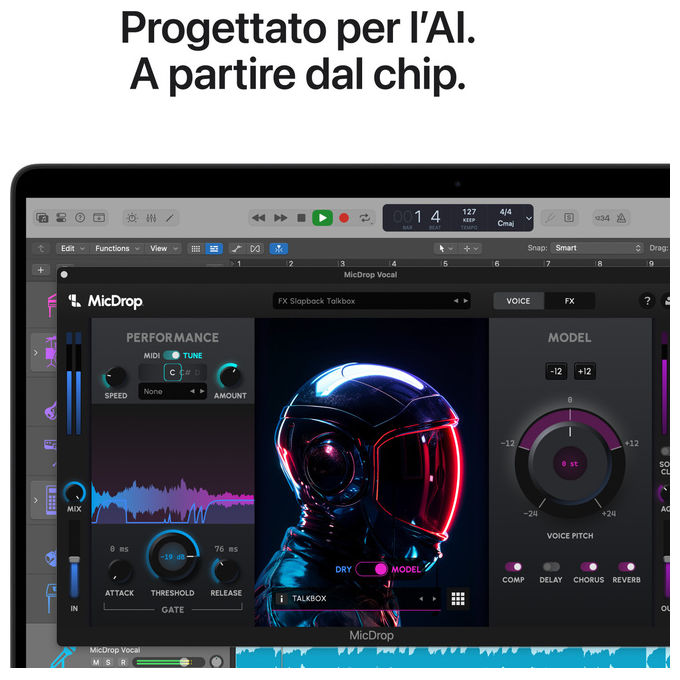 Apple MDE34T-A MacBook Pro 14'' Notebook Chip M5 CPU 10-core GPU 10-core 24GB SSD 1TB macOS Tahoe colore Nero Siderale