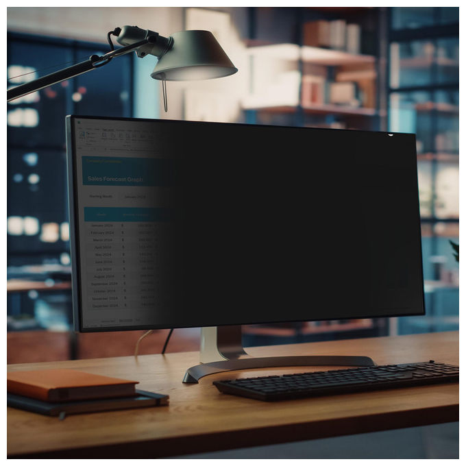 StarTech.com, Filtro Privacy Curvo, Per Monitor Dell P3424WE Ultrawide 21:9, Reversibile Opaco-Lucido