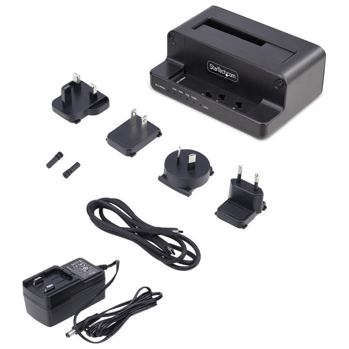 StarTech.com, Duplicatore SSD, M.2 NVMe a 2.5-3.5 SATA, Clonatore Autonomo, Bidirezionale, Doppio Slot