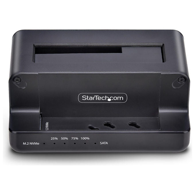 StarTech.com, Duplicatore SSD, M.2 NVMe a 2.5-3.5 SATA, Clonatore Autonomo, Bidirezionale, Doppio Slot