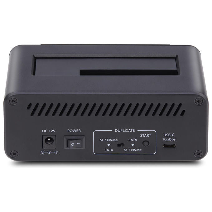 StarTech.com, Duplicatore SSD, M.2 NVMe a 2.5-3.5 SATA, Clonatore Autonomo, Bidirezionale, Doppio Slot