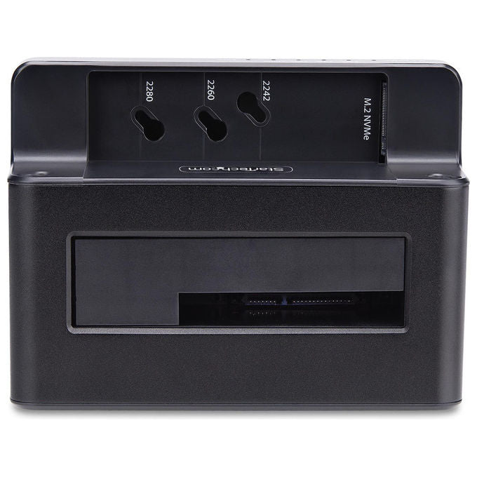 StarTech.com, Duplicatore SSD, M.2 NVMe a 2.5-3.5 SATA, Clonatore Autonomo, Bidirezionale, Doppio Slot