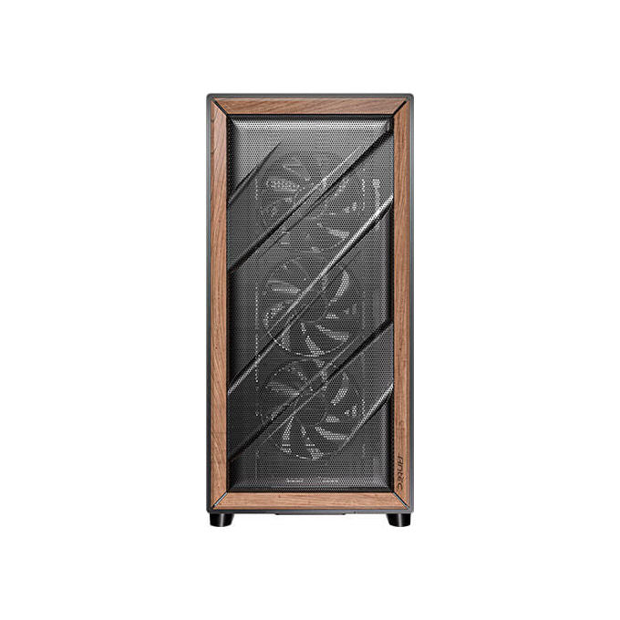 Antec, Case Midi Tower, Nero Legno, FLUX SE
