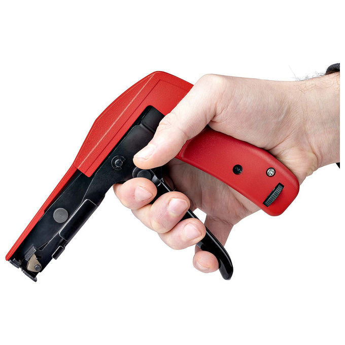 StarTech.com Pistola per Fascette Nylon Strumento per Installazione Pinza da 24 mm a 48 mm Rosso
