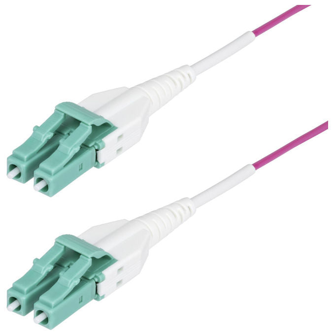 StarTech.com Cavo Fibra Ottica Multimodale 30m LC a LC OM4 Viola Erica