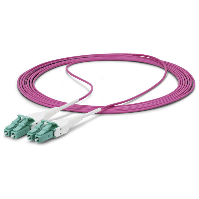 StarTech.com Cavo Fibra Ottica Multimodale 30m LC a LC OM4 Viola Erica