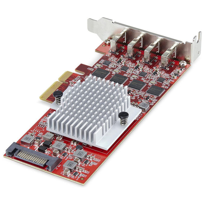 StarTech.com, Scheda PCIe USB-C, 4 Porte USB 3.2 10Gbps, 4 Controller Indipendenti