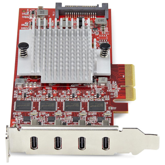 StarTech.com, Scheda PCIe USB-C, 4 Porte USB 3.2 10Gbps, 4 Controller Indipendenti