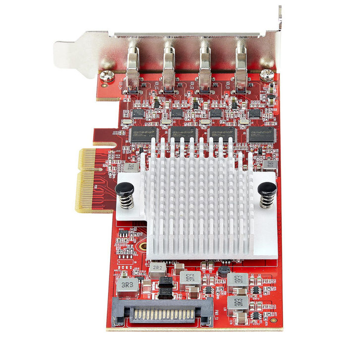 StarTech.com, Scheda PCIe USB-C, 4 Porte USB 3.2 10Gbps, 4 Controller Indipendenti
